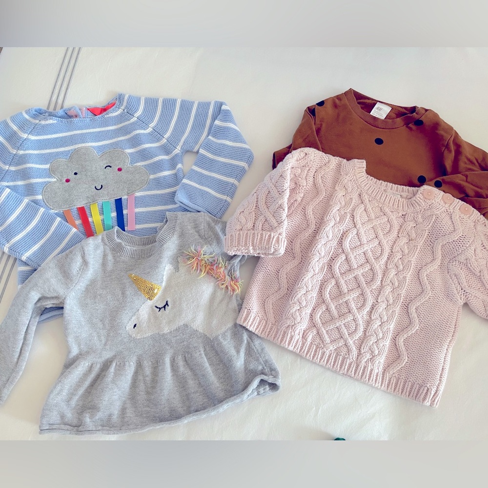 Baby Girl Sweater Bundle (9-12 Months)